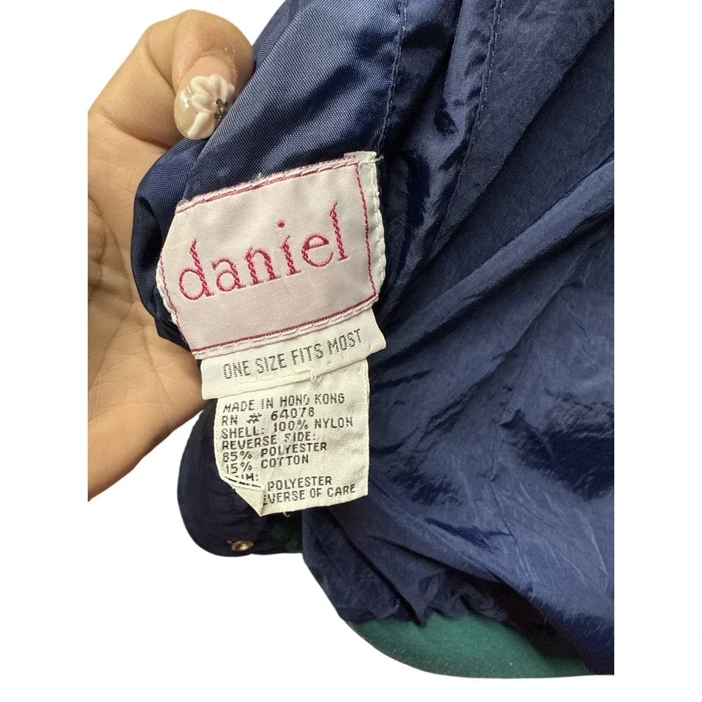 Vintage 80s/90s Daniel‎ Colorblock Fleece & Nylon Jacket – Teal/Pink/Purple